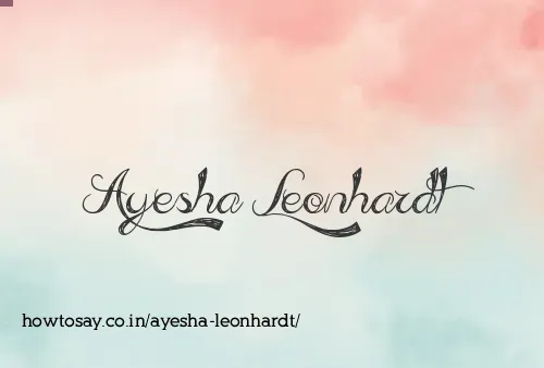 Ayesha Leonhardt