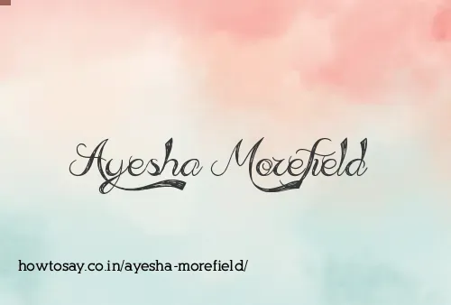 Ayesha Morefield