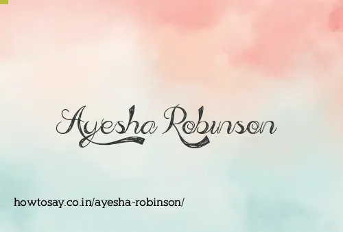 Ayesha Robinson