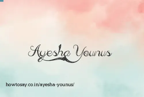 Ayesha Younus
