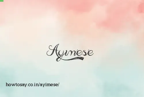 Ayimese