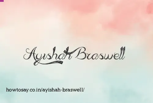 Ayishah Braswell