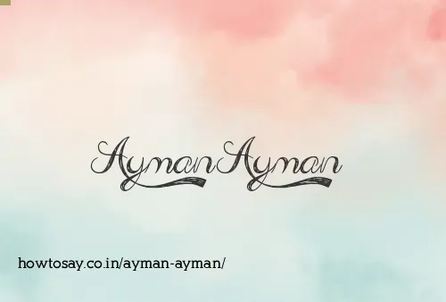 Ayman Ayman