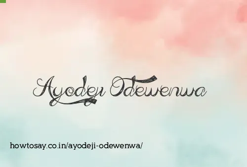 Ayodeji Odewenwa