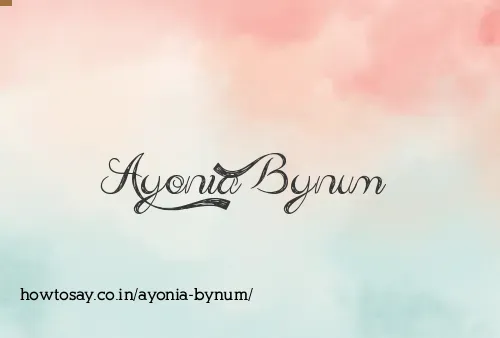 Ayonia Bynum