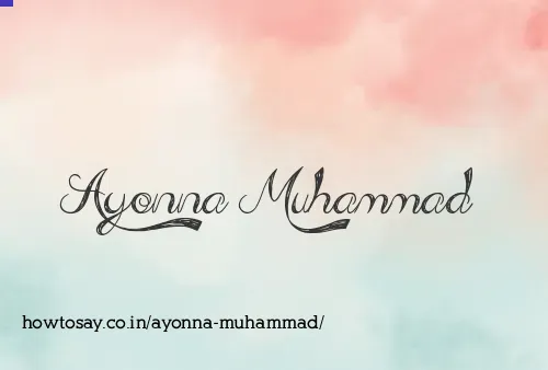 Ayonna Muhammad