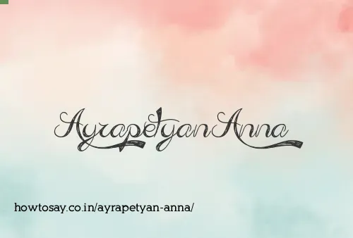 Ayrapetyan Anna