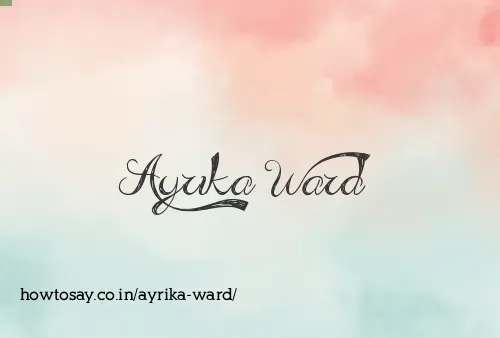 Ayrika Ward