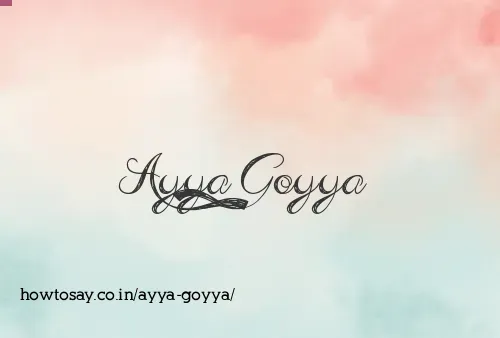 Ayya Goyya