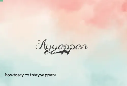 Ayyappan