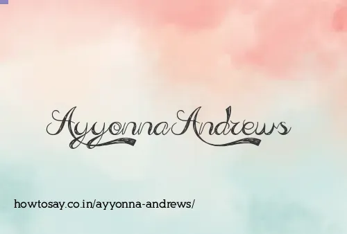 Ayyonna Andrews