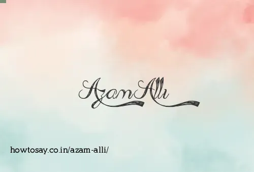 Azam Alli