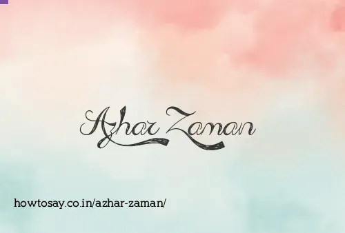 Azhar Zaman