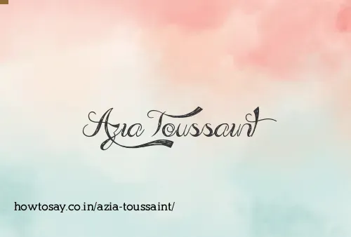 Azia Toussaint