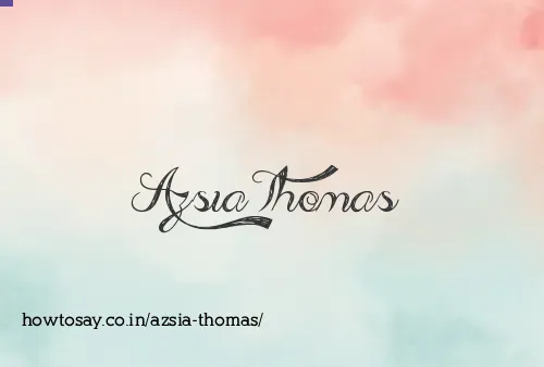 Azsia Thomas