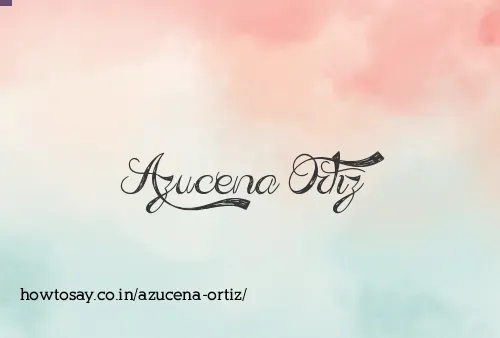 Azucena Ortiz