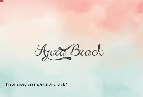 Azura Brack