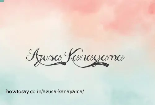 Azusa Kanayama