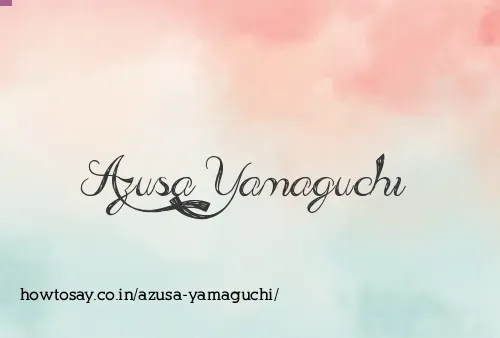 Azusa Yamaguchi
