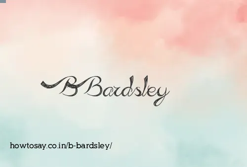 B Bardsley
