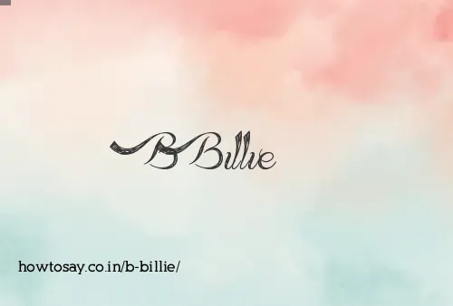 B Billie