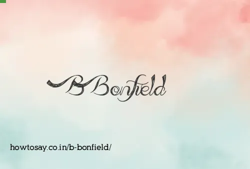 B Bonfield