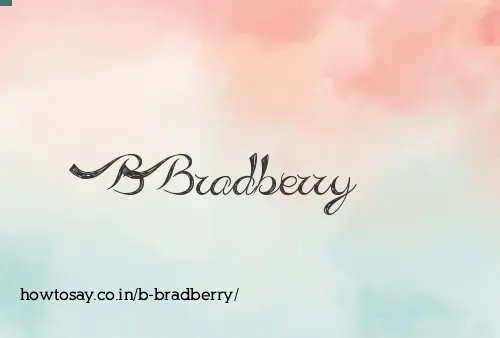 B Bradberry