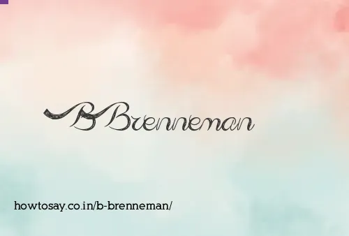 B Brenneman