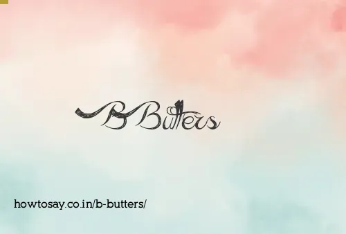 B Butters