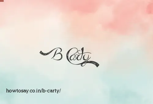 B Carty