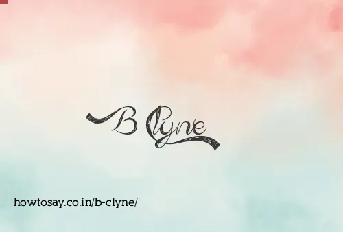 B Clyne