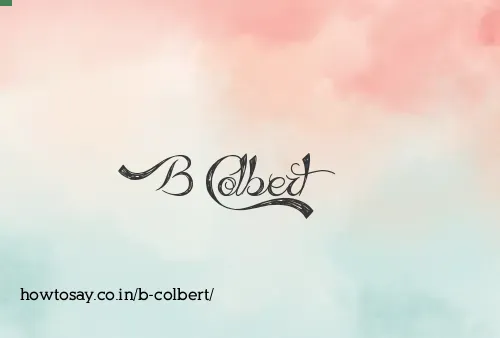 B Colbert