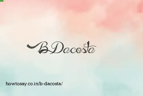 B Dacosta