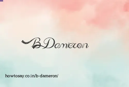 B Dameron