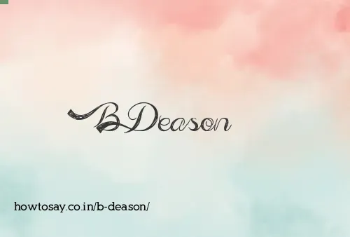 B Deason