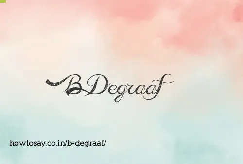 B Degraaf