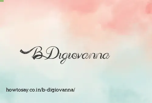 B Digiovanna