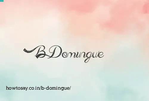 B Domingue