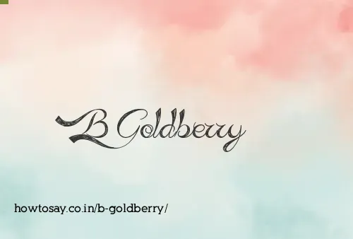 B Goldberry