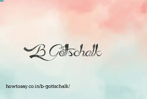 B Gottschalk