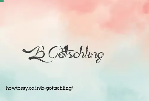 B Gottschling