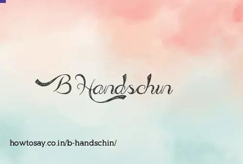 B Handschin