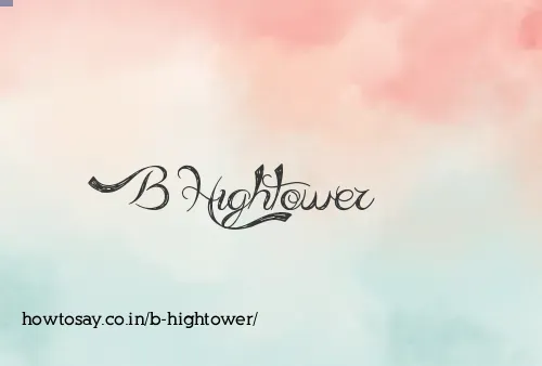 B Hightower