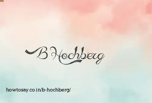 B Hochberg