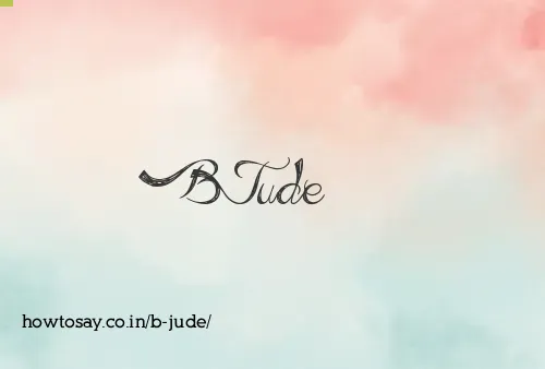 B Jude