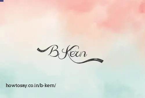 B Kern