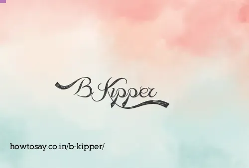 B Kipper