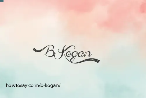 B Kogan