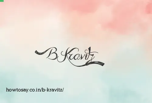 B Kravitz