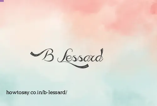 B Lessard